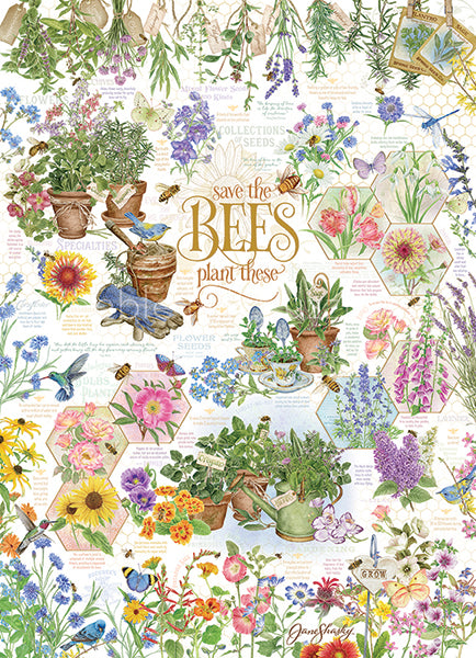 Table Top Cafe Puzzle: 1000 Save the Bees