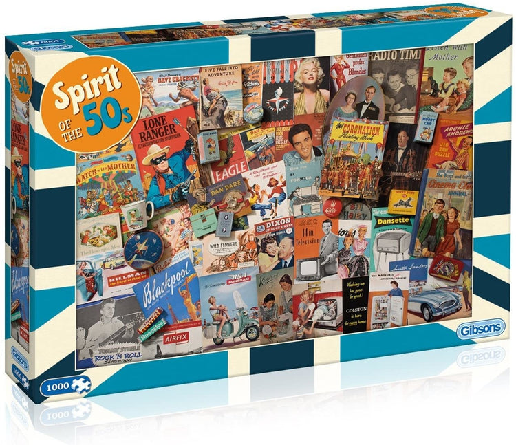 Table Top Cafe Puzzle: 1000 Spirit of the 50s