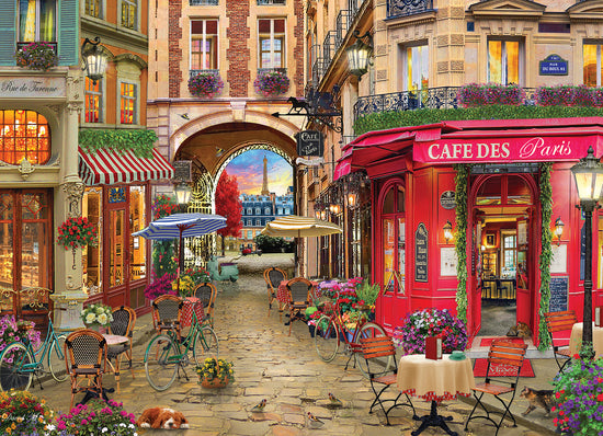 Table Top Cafe Puzzle: 500 Cafe des Paris