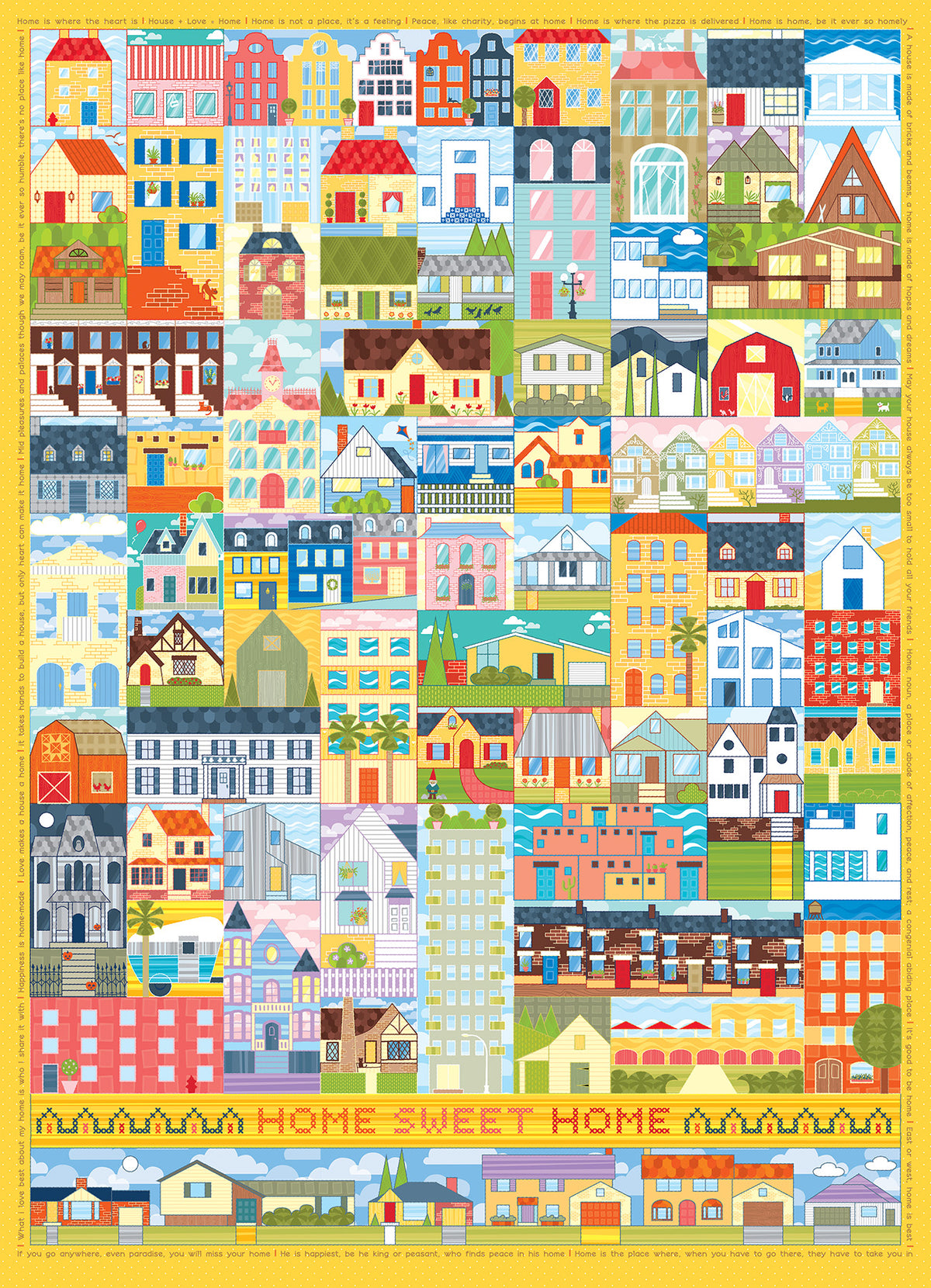 Table Top Cafe Puzzle: 500 Home Sweet Home