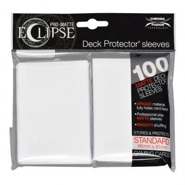 Table Top Cafe Ultra Pro Eclipse Card Sleeves White