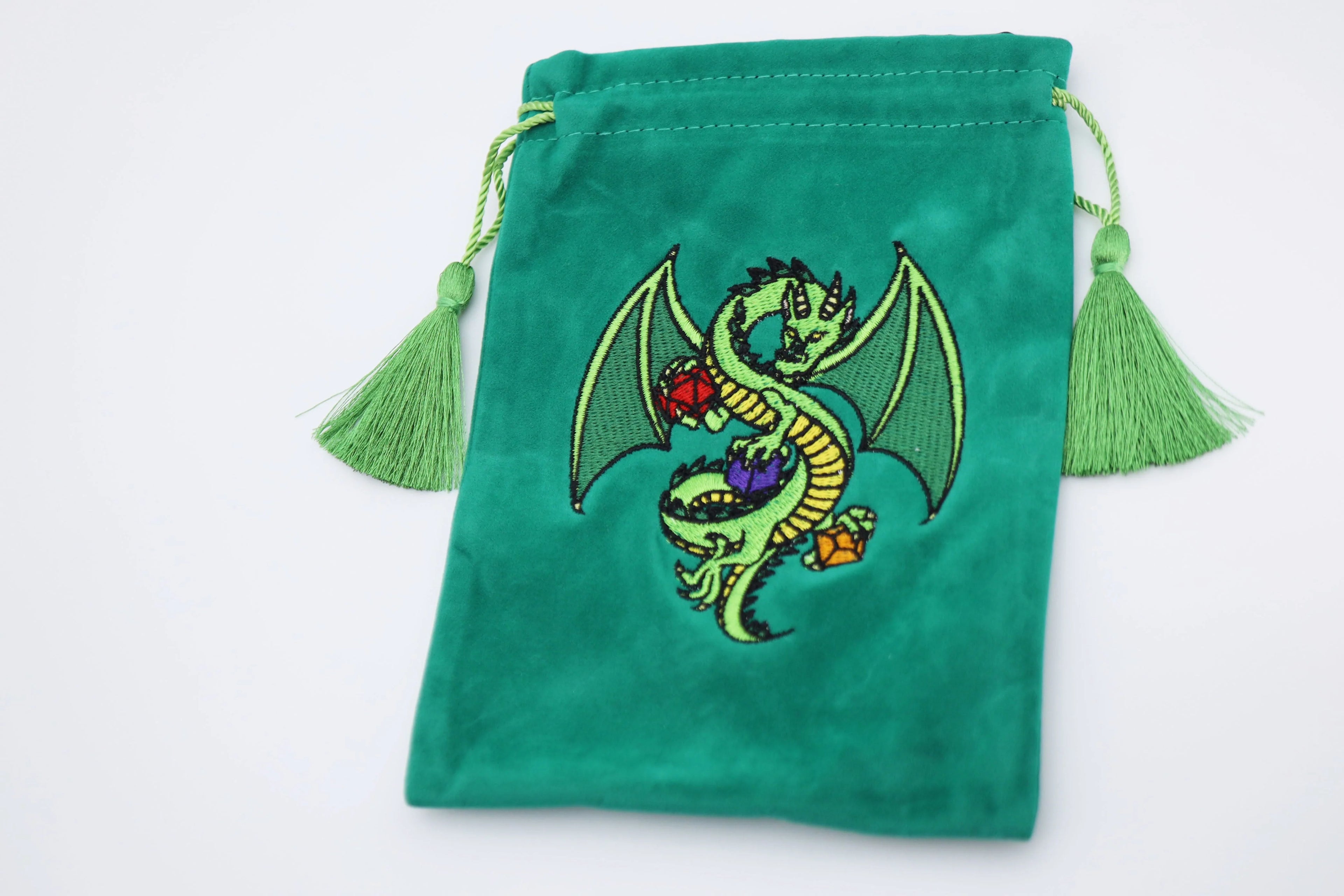 Dice Bag - Green Dragon