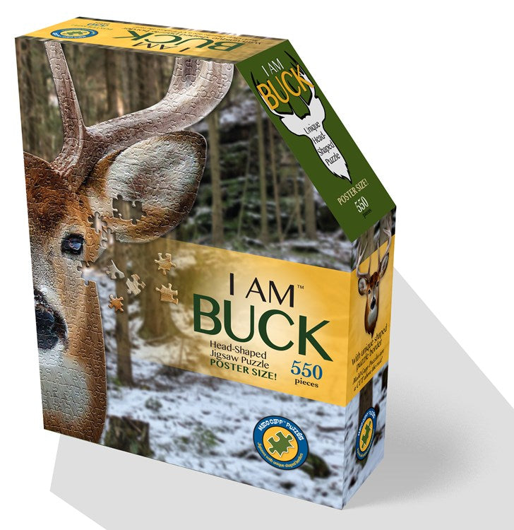 Table Top Cafe Puzzle: 550 I AM Buck (Shaped)