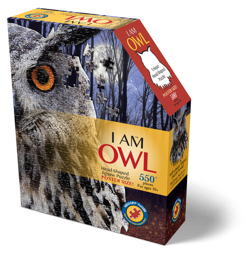 Table Top Cafe Puzzle: 550 I AM Owl (Shaped)