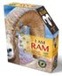 Table Top Cafe Puzzle: 550 I AM Ram (Shaped)