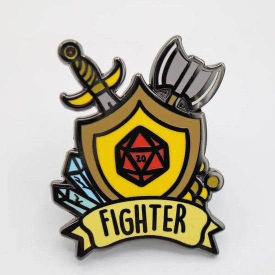 Table Top Cafe Banner Class Pins: Fighter