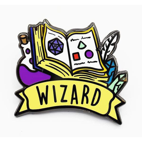 Table Top Cafe Banner Class Pins: Wizard