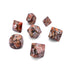 Table Top Cafe Norse Foundry Gemstone Dice: Bronze Orange Imperial Jasper