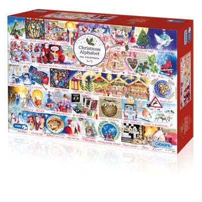 Puzzle: 1000 alphabets de Noël