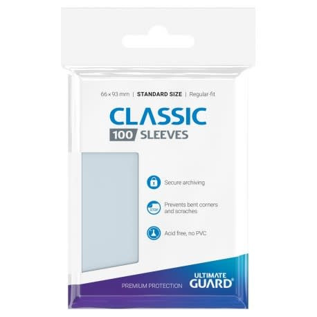Table Top Cafe Ultimate Guard Classic Standard Sleeves 66x93mm