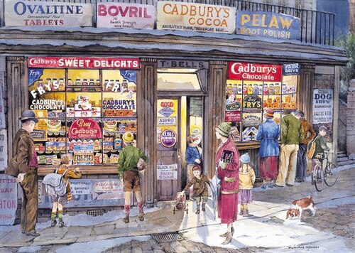Table Top Cafe Puzzle: 500 The Corner Shop