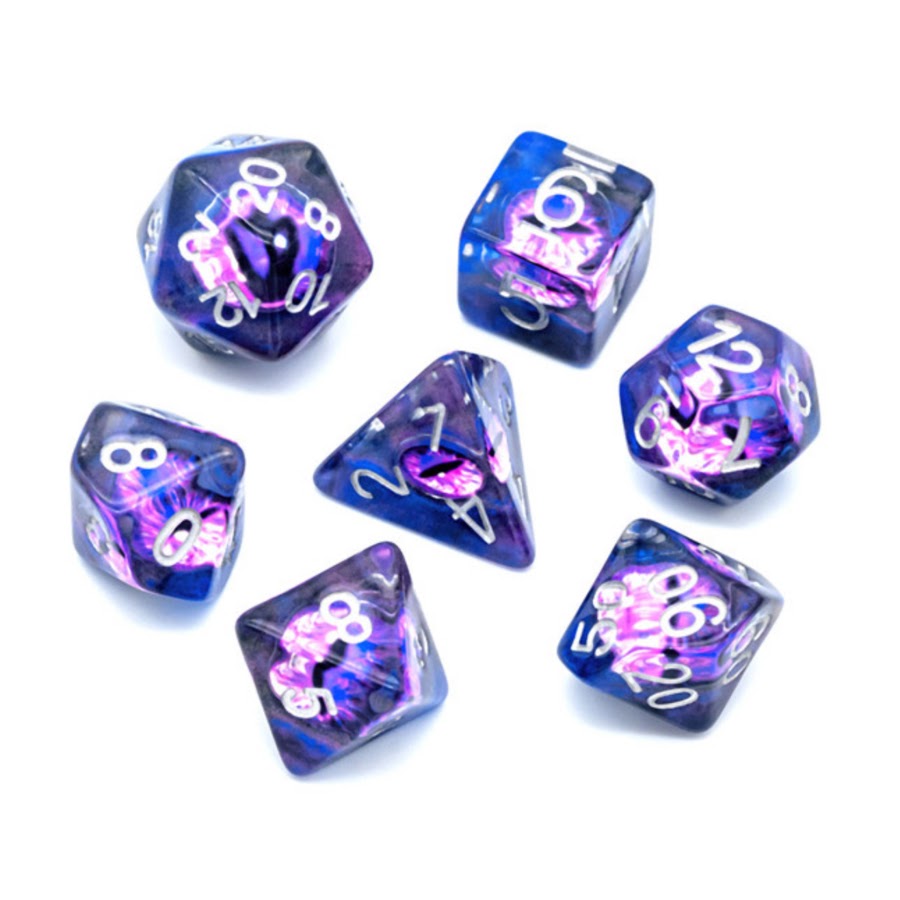 Table Top Cafe Dark Mage Eye RPG Dice Set