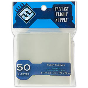 Table Top Cafe Fantasy Flight Card Sleeves Standard Square 70x70mm