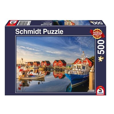 Table Top Cafe Puzzle: 500 Fishing Harbor: Weisse Wiek