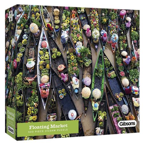 Table Top Cafe Puzzle: 500 Floating Market
