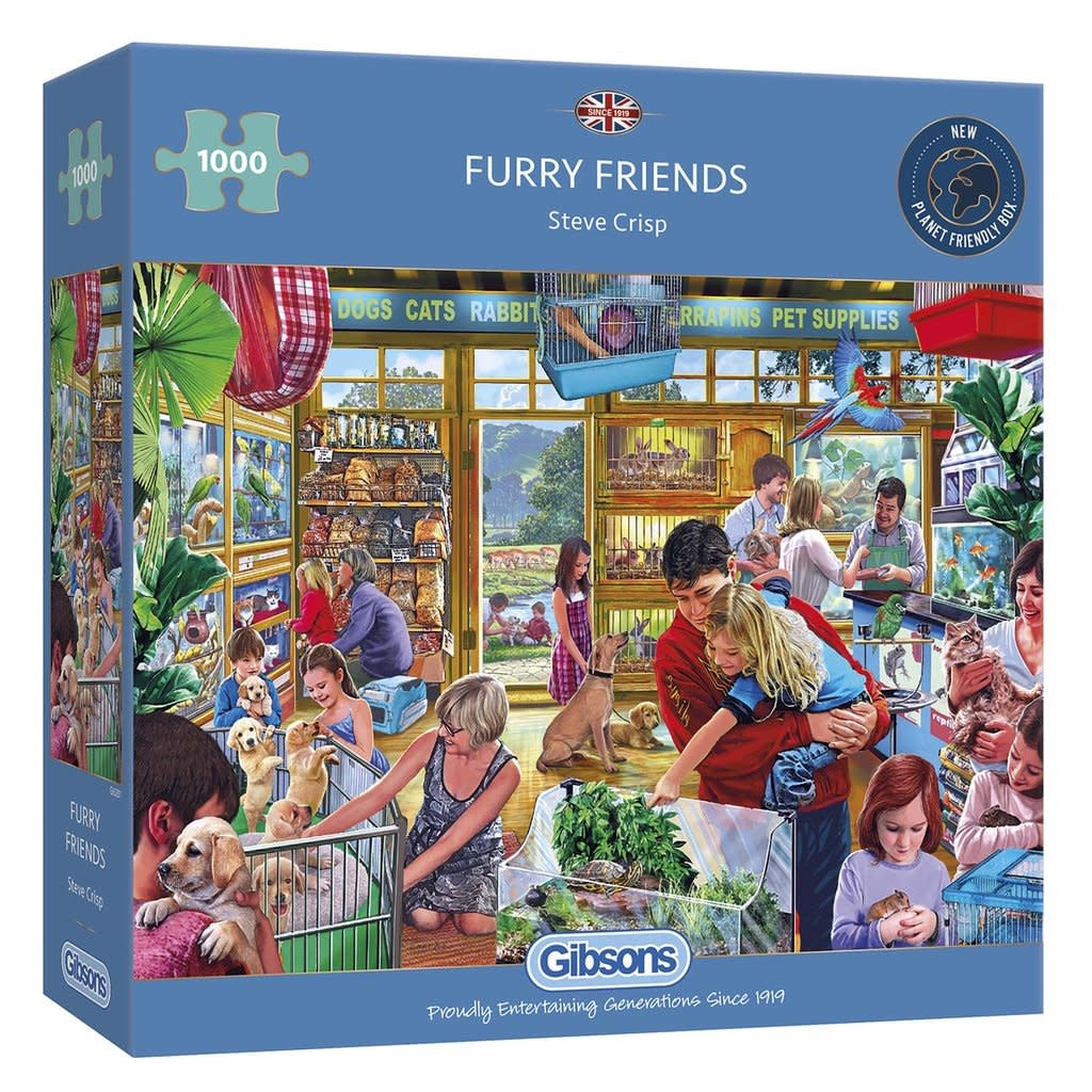 Table Top Cafe Puzzle: 1000 Furry Friends