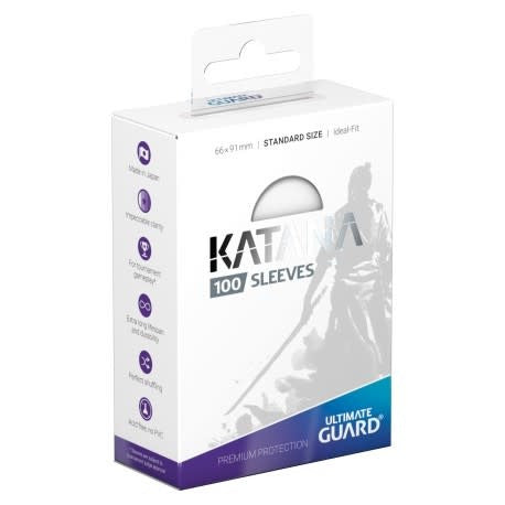 Table Top Cafe Ultimate Guard Katana Sleeves Transparent