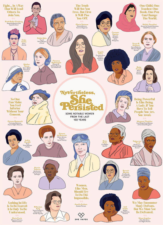 Table Top Cafe Puzzle: 1000 Nevertheless She Persisted