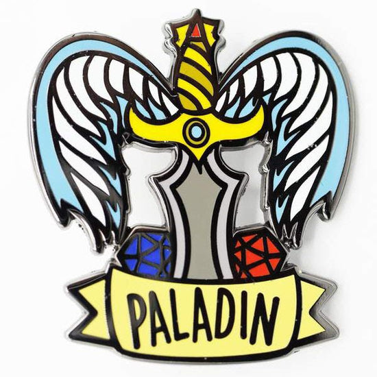 Table Top Cafe Banner Class Pins: Paladin