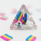 Table Top Cafe Pansexual Flag RPG Dice Set