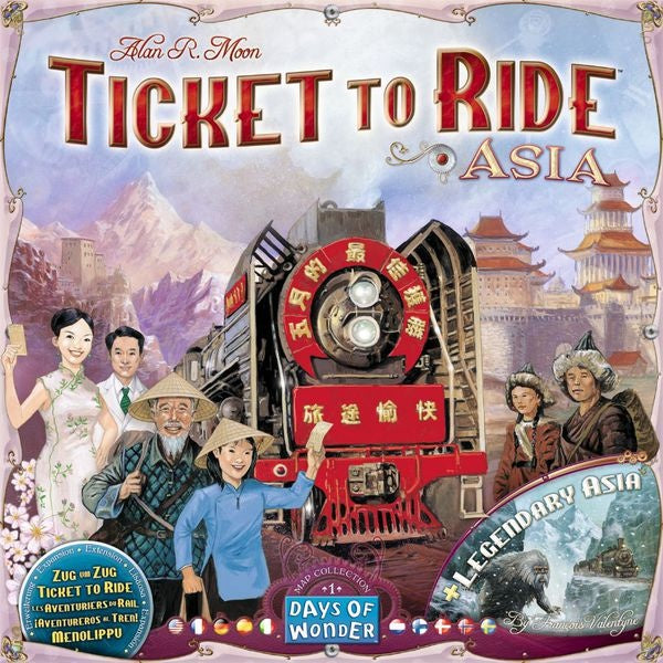 Table Top Cafe Ticket to Ride: Map Collection: Volume 1 - Team Asia &amp; Legendary Asia