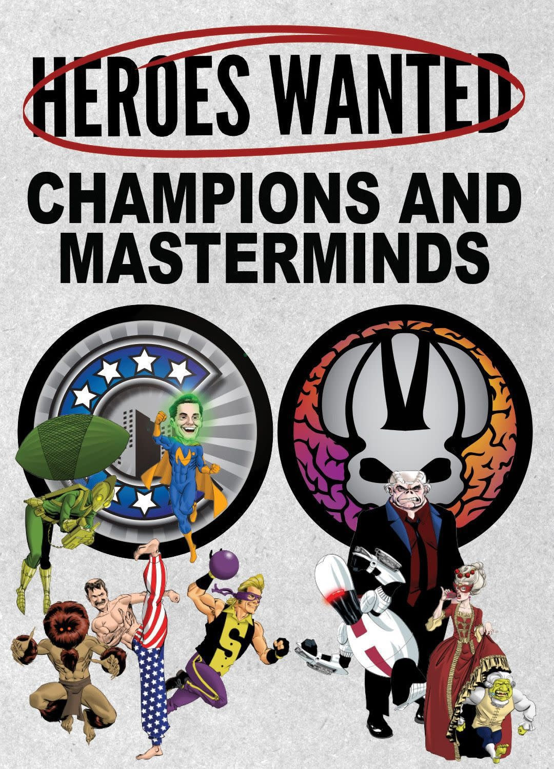 Table Top Cafe Heroes Wanted: Champions and Masterminds