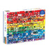 Table Top Cafe Puzzle: 1000 Rainbow Toy Cars