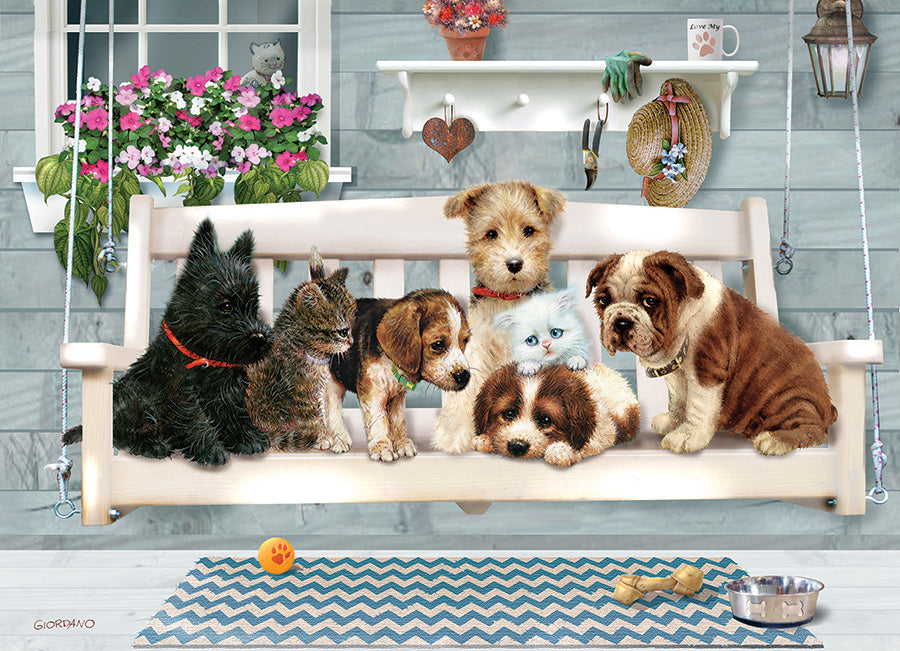 Puzzle: 350 Porch Pals (Family)