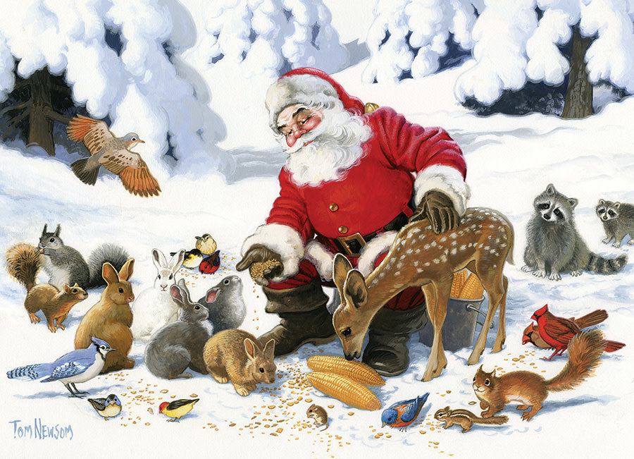 Table Top Cafe Puzzle: 350 Santa Claus and Friends