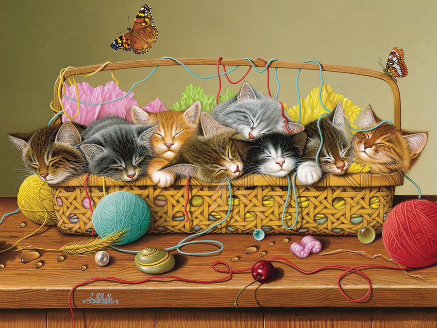 Table Top Cafe Puzzle: 350 Basket Case (Family)