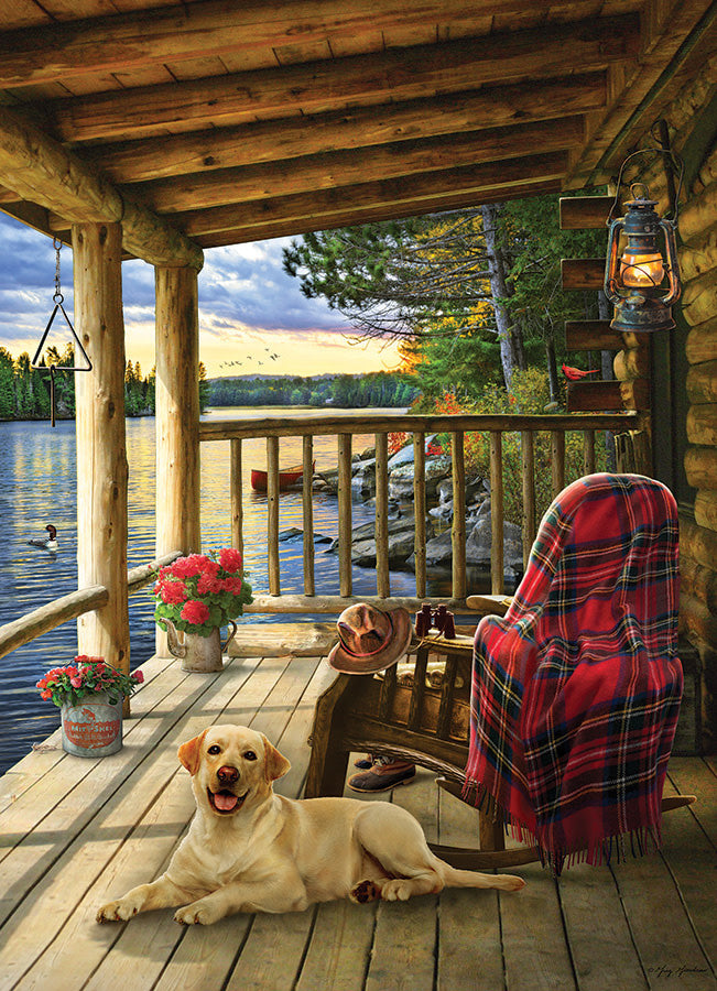 Table Top Cafe Puzzle: 1000 Cabin Porch