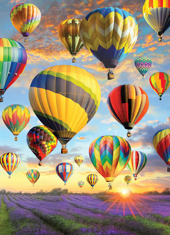 Table Top Cafe Puzzle: 1000 Hot Air Balloons