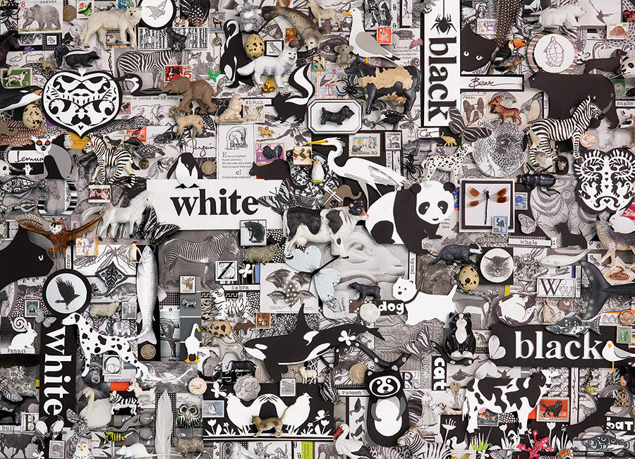 Puzzle: 1000 Black and White: Animals
