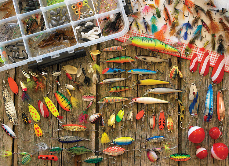 Table Top Cafe Puzzle: 1000 Fishing Lures