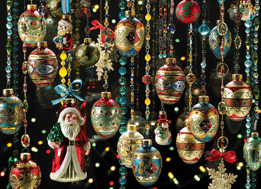 Table Top Cafe Puzzle: 1000 Christmas Ornaments