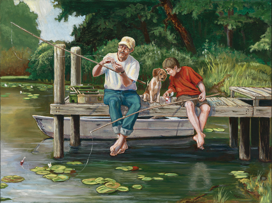 Table Top Cafe Puzzle: 1000 On the Dock