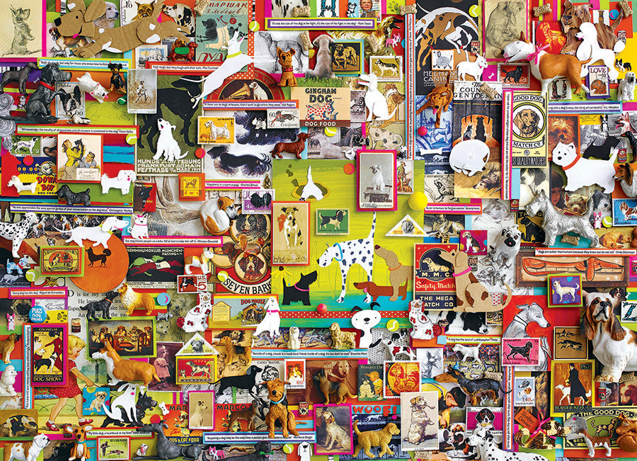 Table Top Cafe Puzzle: 1000 Dogtown