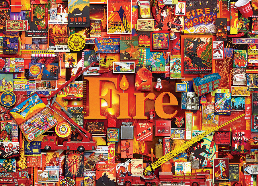 Table Top Cafe Puzzle: 1000 Fire