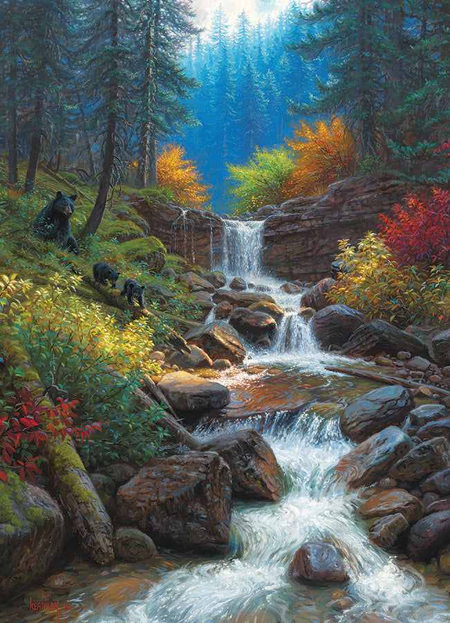 Table Top Cafe Puzzle: 1000 Mountain Cascade