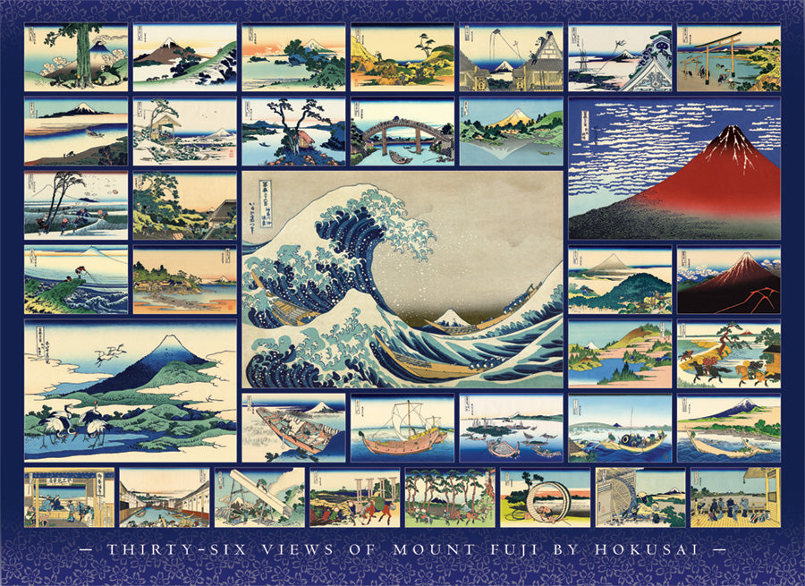 Table Top Cafe Puzzle: 1000 Hokusai