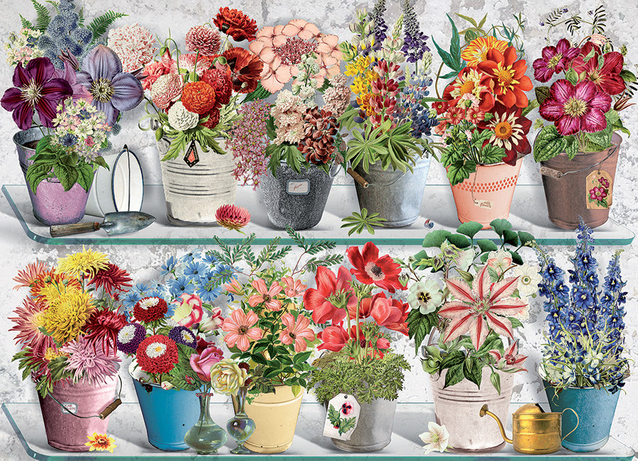 Table Top Cafe Puzzle: 1000 Beaucoup Bouquet