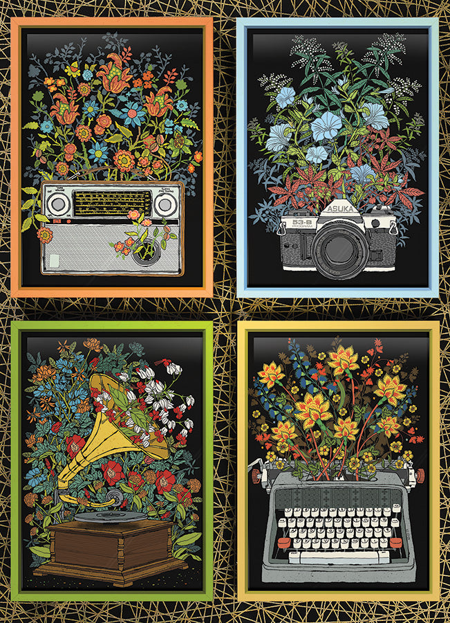 Puzzle: 1000 Floral Objects