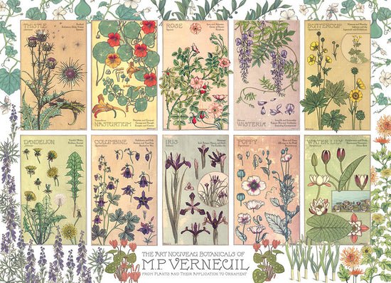 Puzzle: 1000 Botanicals by Verneuil
