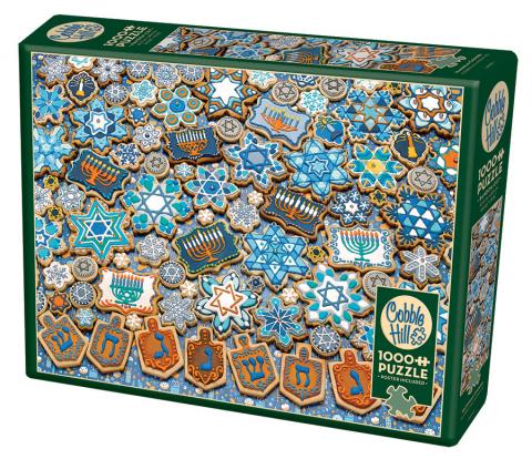 Table Top Cafe Puzzle: 1000 Hanukkah Cookies
