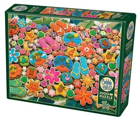 Table Top Cafe Puzzle: 1000 Tropical Cookies