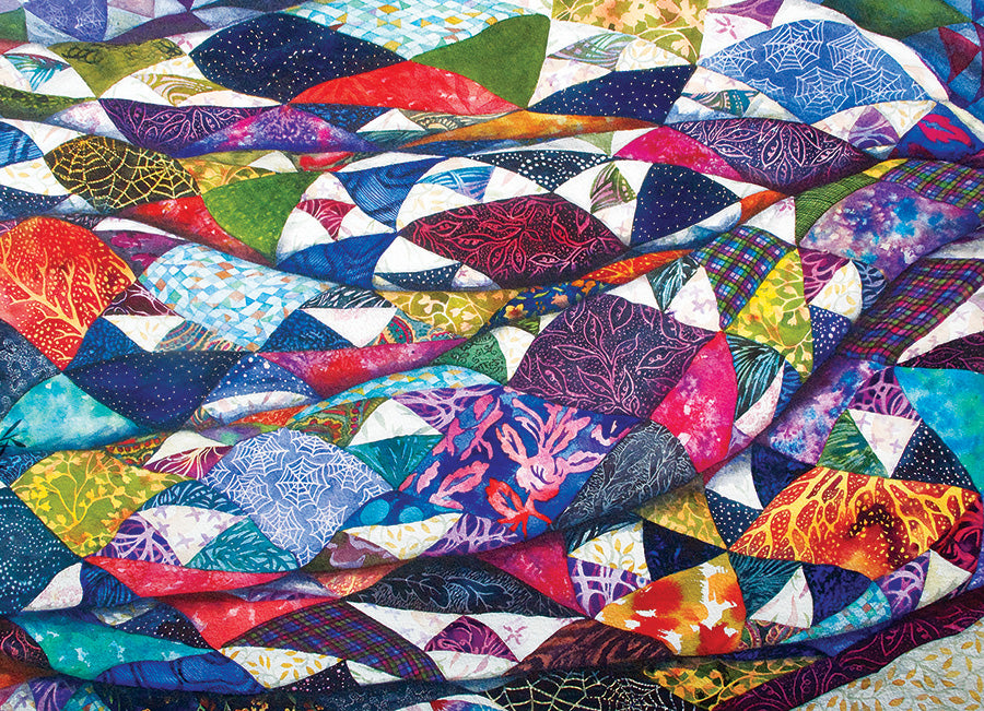 Puzzle: 500 Portrait of a Quilt