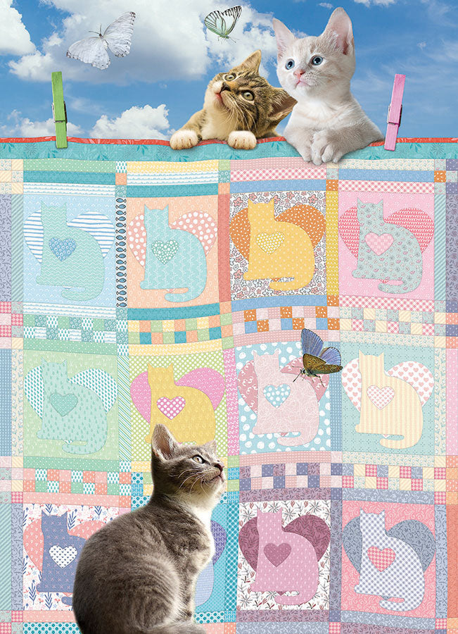 Puzzle: 500 Quilted Kittens