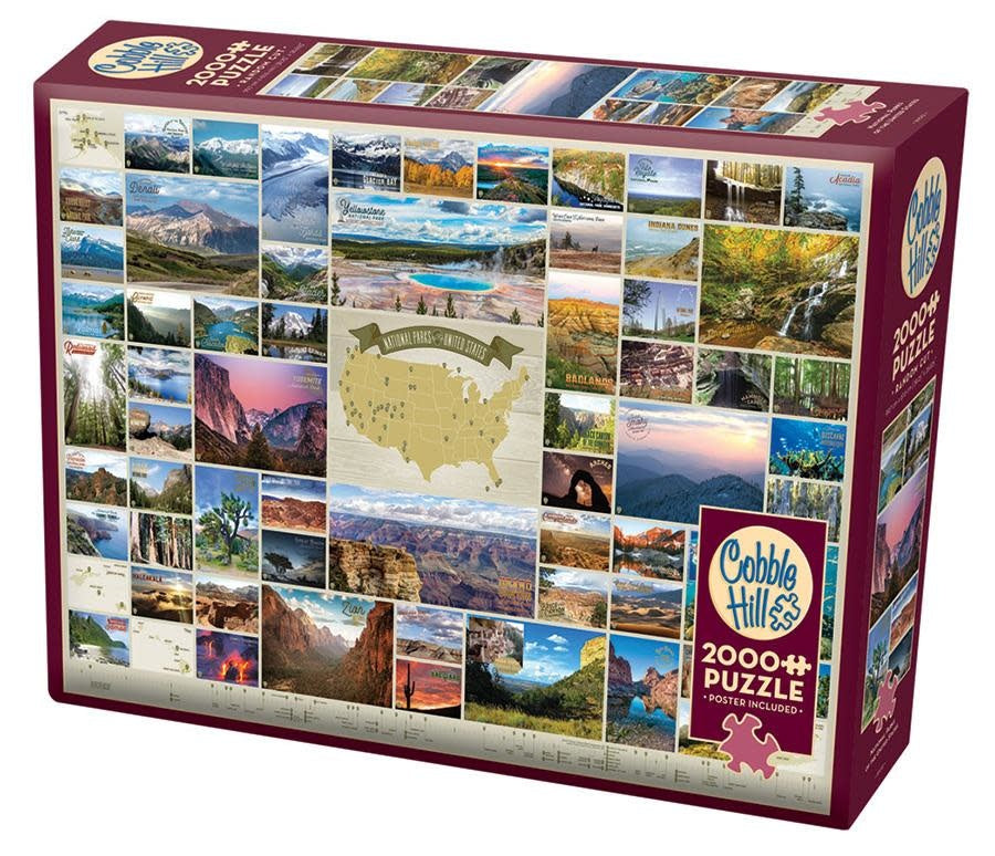 Table Top Cafe Puzzle: 2000 National Parks of the United States