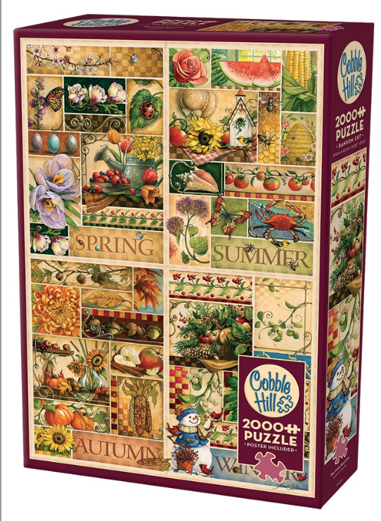 Table Top Cafe Puzzle: 2000 The Four Seasons