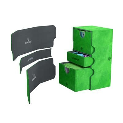 Table Top Cafe Deck Box Green Stronghold 200ct